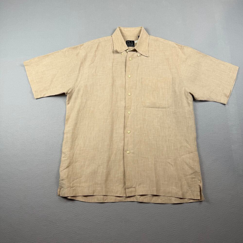 JOS. A. Bank Traveler’s Collection Linen Shirt M